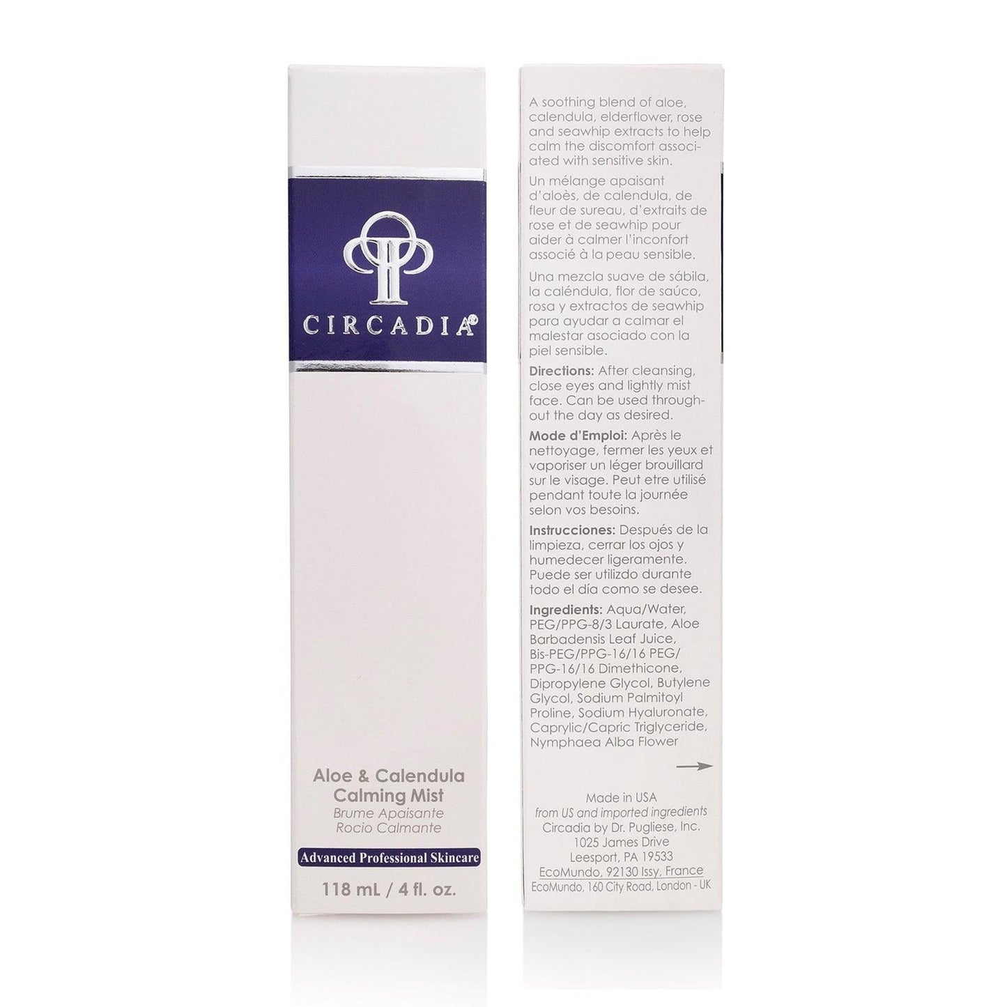 Aloe & Calendula Calming Mist 4 oz