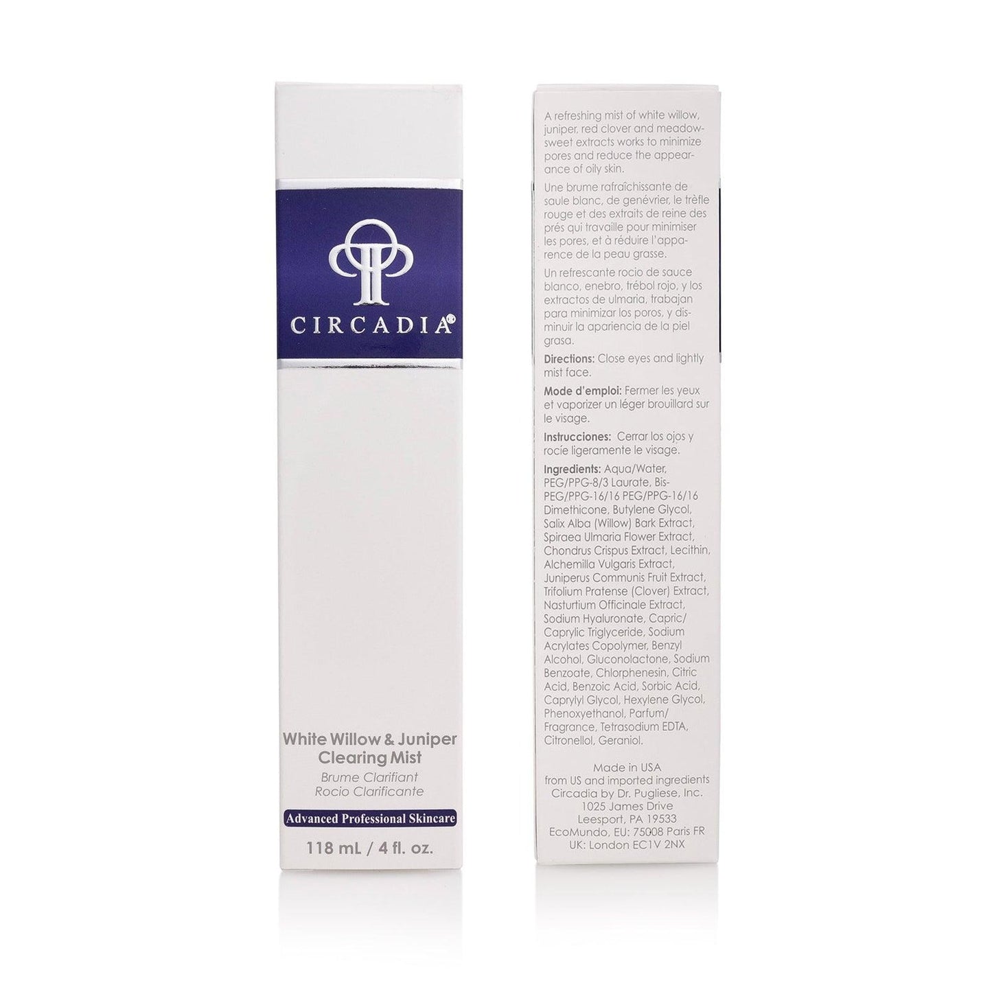White Willow & Juniper Clearring Mist 4 oz